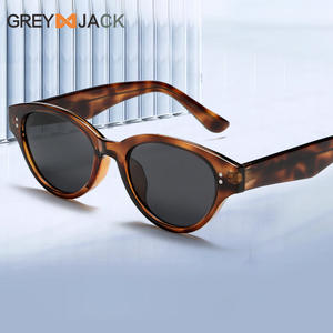 Lunettes de soleil Greyjack Cat Eye pour femmes, monture TR90 imprimée léopard, protection UV400, type 3, lentille TAC - Product Image 1