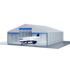 เต็นท์ทรงก้างปลาขนาดใหญ่พิเศษพร้อมกรอบงานหนักสำหรับใช้กลางแจ้งที่กำบังเครื่องบินการบำรุงรักษาเต็นท์โรงเก็บเครื่องบิน - Product Image 1