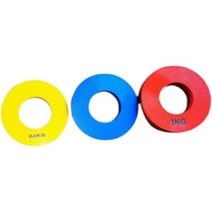 Placa <span class=keywords><strong>de</strong></span> peso fraccional calibrada pequeña <span class=keywords><strong>de</strong></span> acero para levantamiento <span class=keywords><strong>de</strong></span> pesas rojo verde 0,25 a <span class=keywords><strong>1</strong></span> LB para entrenamiento <span class=keywords><strong>de</strong></span> fuerza y construcción muscular - Product Image 4