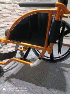 Fauteuil roulant léger certifié CE, cadre en alliage d'aluminium, pliable, portable, avec roues à dégagement rapide - Product Image 6