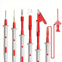 Kit de sondes de test universelles pour multimètre série A67I P1503E, pointes de test de remplacement, testeur d'aiguilles, crochet de test IC SMD, pince crocodile