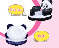 Siège d'apprentissage gonflable pour bébé et nouveau style de chaise Panda de dessin animé canapé pour bébé pour apprendre à s'asseoir