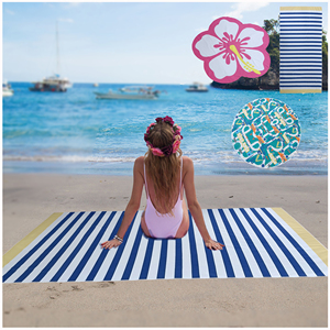 Serviettes <span class=keywords><strong>de</strong></span> <span class=keywords><strong>plage</strong></span> à rayures <span class=keywords><strong>de</strong></span> <span class=keywords><strong>cabine</strong></span>, serviettes super absorbantes à séchage rapide extra larges pour la <span class=keywords><strong>plage</strong></span>, les voyages, la serviette <span class=keywords><strong>de</strong></span> bain - Product Image 1