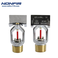 Tête de sprinkler FM approuvée K5.6 en laiton, type suspendu, vertical ou mural, pour système de protection incendie des bâtiments