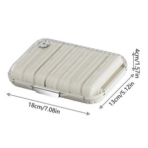 Organizador de Pastillas, Pastillero Semanal Portátil Grande, Contenedores de Pastillas Grandes para 7 Días AM/PM, Organizadores Personales para Medicamentos - Product Image 3