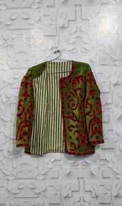 Chaqueta de terciopelo Suzani larga estilo vintage, elegante y casual para mujer, abrigo de invierno bordado a mano, cárdigan acogedor, vestido playero. - Product Image 4