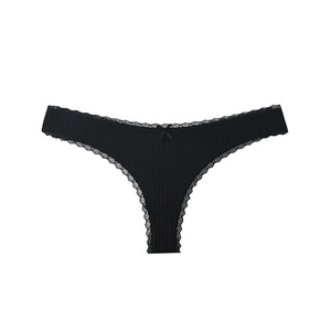 Nouvelle culotte string sexy pour femme avec nœud et dentelle, best-seller sur <span class=keywords><strong>Shein</strong></span> Shopee, sous-vêtements féminins doux et confortables - Product Image 4