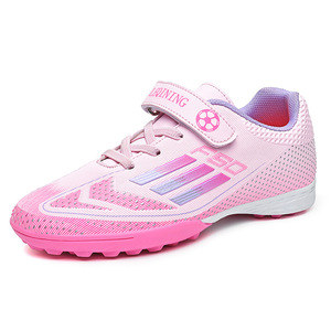Nouvelles chaussures de football à crampons respirantes et confortables pour garçons et filles, idéales pour les matchs sur gazon et les activités sportives décontractées transfrontalières. - Product Image 1