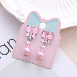 Joyería para niños, venta al por mayor, precio de fábrica, accesorios para niños para niñas, bonitos pendientes con Clip para niños - Product Image 6