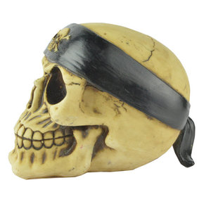 Decoraciones de Halloween de calaveras <span class=keywords><strong>piratas</strong></span> de resina y calabazas con forma de linterna, figuras para bares, casas embrujadas y habitaciones secretas, accesorios de decoración aterradoras. - Product Image 2