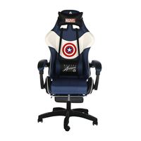 Vente directe d'usine, chaise de bureau moderne en cuir PU ergonomique et pivotante avec logo personnalisé, chaise de jeu