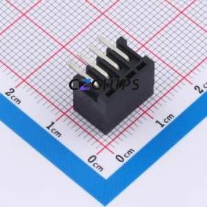 DB2ERC-2.54-4P-BK Plug-in Terminal Block Bent Lead Through Hole,P=2.54mm Board-to-Board / Socket - Closed 1x4P 2.54mm Black - Product Image 2