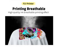 Imprimante textile numérique 2 têtes 4 têtes I3200, imprimante de transfert, machine d'impression de t-shirts, tout-en-un, imprimante numérique DTF 60 cm