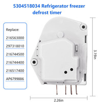 Minuteur de dégivrage pour réfrigérateur-congélateur, pièce de rechange compatible avec Whirlpool, Frigidaire, Kenmore (référence 5304518034)