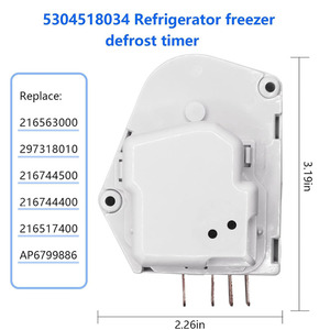 Minuteur de dégivrage pour réfrigérateur-congélateur, pièce de rechange compatible avec <span class=keywords><strong>Whirlpool</strong></span>, Frigidaire, Kenmore (référence 5304518034) - Product Image 2