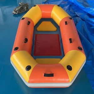 <span class=keywords><strong>Bateau</strong></span> de surf gonflable en PVC de 0,9 mm, résistant à l'usure, kayak à rames de 2,4 m, kayak gonflable pour la dérive - Product Image 1
