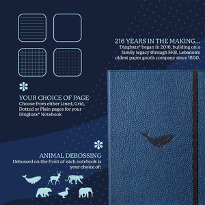ए 5 कृत्रिम चमड़े की हार्डकवर डायरी लेखन के लिए वन्यजीव अस्तर के साथ कृत्रिम चमड़े की हार्डकवर डायरी - Product Image 5