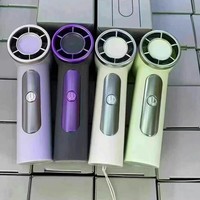Vente directe usine – Mini ventilateur portable sans pales haute vitesse, rechargeable par USB, longue autonomie, robuste, portable, moteur sans balais pour extérieur