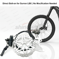 Conjunto de Freno Trasero Hidráulico de Alto Rendimiento para Motocicleta Eléctrica Sur-Ron Ultra Bee, Kit Completo de Actualización de Frenos