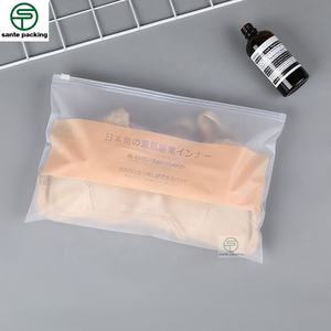 Bolsa <span class=keywords><strong>de</strong></span> Polietileno Biodegradable Esmerilada con Cierre Zip para Ropa Interior, Calcetines y Prendas <span class=keywords><strong>de</strong></span> Vestir, con Impresión en Grabado, MOQ Personalizado <span class=keywords><strong>de</strong></span> 1000 Piezas - Product Image 6