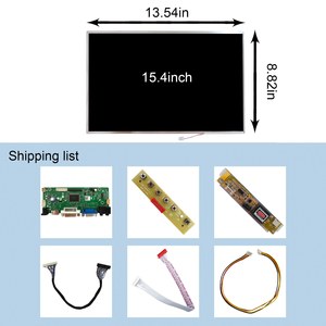 Bảng điều khiển 30pin LVDS <span class=keywords><strong>15.4</strong></span> inch máy tính xách tay màn hình <span class=keywords><strong>LCD</strong></span> Màn hình hiển thị <span class=keywords><strong>15.4</strong></span> "1680x1050 <span class=keywords><strong>LCD</strong></span> TFT hiển thị bảng điều chỉnh - Product Image 4