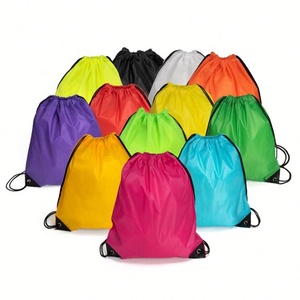 Mochila con cordón Cinch de poliéster personalizada - Product Image 1