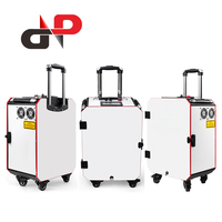 Machine de nettoyage au laser à impulsions refroidie par air 200W avec source laser Raycus Nettoyeur laser à impulsions de marque DPLASER