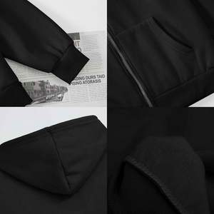 Sudadera con Capucha Extra Grande y Cremallera Weetiotio para Adolescentes, Sudadera con Estampado de Gato de Dibujos Animados Kawaii con Bolsillos, Chaqueta de Algodón, Talla XS - Product Image 5