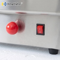 Machine à shawarma électrique automatique, rôtissoire verticale commerciale pour kebab, modèle de table en acier inoxydable