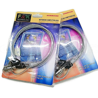 Cable Antirrobo de 1.2M para Computadora Portátil, Cable de Seguridad con Candado para Laptop