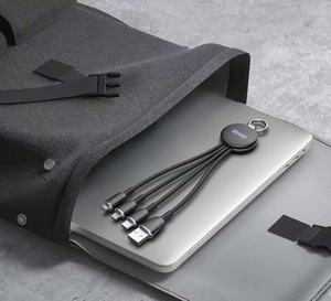 Оптовая продажа светодиодных логотипов 3-в-1 15 см зарядный кабель TPE Type-C <span class=keywords><strong>USB</strong></span> короткий шнур мобильные телефоны электронные кабели для передачи данных 3 1 зарядный кабель подарок идея - Product Image 4