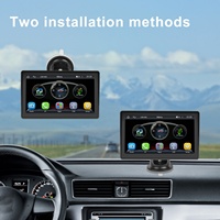 (Stock US/EU/AU) Podofo 7 pouces écran tactile Portable voiture lecteur MP5 sans fil Carplay Android Auto FM BT TF/USB/AUX autoradio