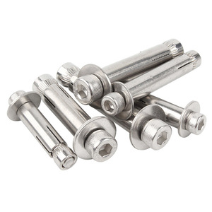 Eight Directions 304 Stainless Steel Expansion Bolts M6 M8 M10 Hex Flange Head With Washers Standard Use - Product Image 1