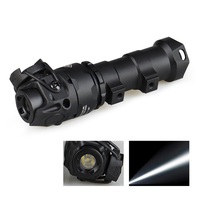 Lampe torche haute puissance, portée 400 m, lampe de scout avec support pour la chasse en plein air, le camping, l'utilisation nocturne, accessoire de randonnée