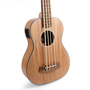 กีตาร์อูคูเลเล่เบสไฟฟ้าคุณภาพสูง ขนาด 30 นิ้ว ตัวบอดี้ทำจากไม้ซาเปเล ดีไซน์ไร้เฟรต แบรนด์จีน - Product Image 2