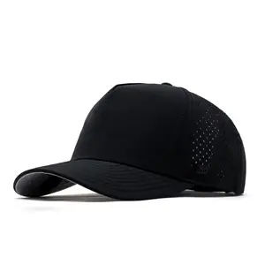 Custom Polyester 5 Panel Waterproof Luxury-Snapback-Hat Golf Pvc Hydro Premium Hat Trucker Cap Manufacturers