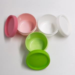 กระปุกพลาสติกแบบกำหนดเอง ขนาด 50 กรัม 100 กรัม 500 กรัม สำหรับบรรจุภัณฑ์อาหาร สีชมพู สีเหลือง สีเขียว กระปุกพลาสติก PP สำหรับครีมทาตา ครีมทาตัว ครีมทาผิว - Product Image 3