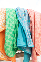 Literie 50 pouces X 50 pouces personnalisé deux couches couverture bébé grand nuage couverture en bambou