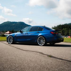 คุณภาพที่เหนือกว่า17-22ขอบรถอลูมิเนียมอัลลอยสีเทาออกแบบ5X112 5X114.3 5X120 5x130_Forged_Wheels_Brushed_D - Product Image 6