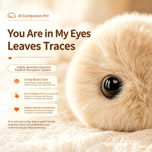 หุ่นยนต์สัตว์เลี้ยงแสนน่ารัก AI Nurturing Plush Pet Robot Companion <span class=keywords><strong>ป</strong></span>ี 2026 พร้อมระบบประสาทสัมผัสอารมณ์ขั้นสูง ตาไบโอนิค ระบบสัมผัสตอบสนอง <span class=keywords><strong>ป</strong></span>ลอดภัยสำหรับเด็ก <span class=keywords><strong>ป</strong></span>้องกันไฟฟ้าสถิต เหมาะเ<span class=keywords><strong>ป</strong></span>็นของขวัญ - Product Image 3