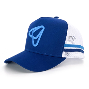 Cappello Trucker Personalizzato con Logo Ricamato 3D, Corona Profonda e 2 Strisce sulla Fascia Laterale - Product Image 2