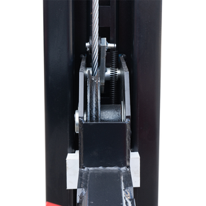 Pengangkat Mobil 4T Empat Pos Kustom dengan Jack Penyelarasan dengan Tempat untuk Pelat Sudut Bergulir - Product Image 3