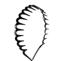 Bandeau à dents ondulées en acétate à la mode pour femmes cerceau large antidérapant pour le coiffage quotidien et le lavage du visage