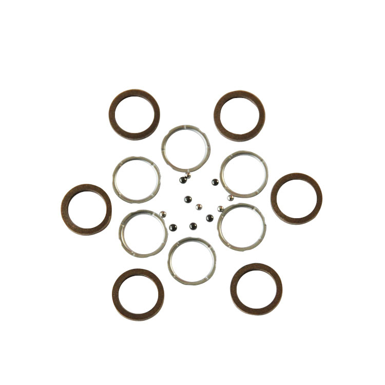 Common Rail Injector Overhaul Kit F00VC99002 Injector Repair Kits Steel Ball Gasket Shims Steel Ball Size 1.34mm for Bosch