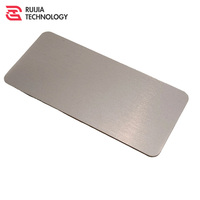 Plaques signalétiques en aluminium brossé résistantes à la déformation, logo de marque de meubles de luxe de style européen personnalisé