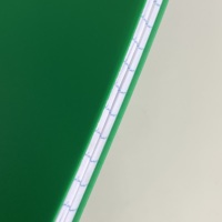 Carnet A5 de haute qualité personnalisé en couleur pure imprimé en PP Cahier de reliure à spirale vert