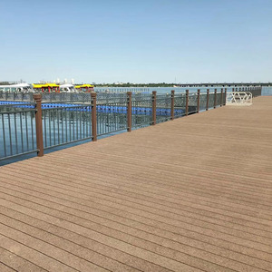 Tùy chỉnh Interlock không thấm nước chống trượt <span class=keywords><strong>WPC</strong></span> Gỗ nhựa composite <span class=keywords><strong>decking</strong></span> hiện đại ngoài trời <span class=keywords><strong>decking</strong></span> - Product Image 5