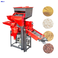 Machine à moudre le riz et le blé combinée, décortiqueuse de riz industrielle, machine à décortiquer le riz multifonctionnelle commerciale