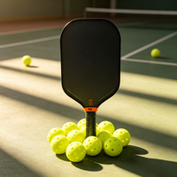 Raquette de pickleball portable Bread Butter Loco allongée 16 mm avec noyau en mousse double densité 8,0 oz et surface CFC pour entraînement quotidien