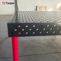 Table de soudage modulaire 3D robuste D28 avec kits de fixation complets, système de fabrication à marquage de référence précis, établi